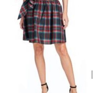 Vineyard Vines plaid taffeta party skirt
